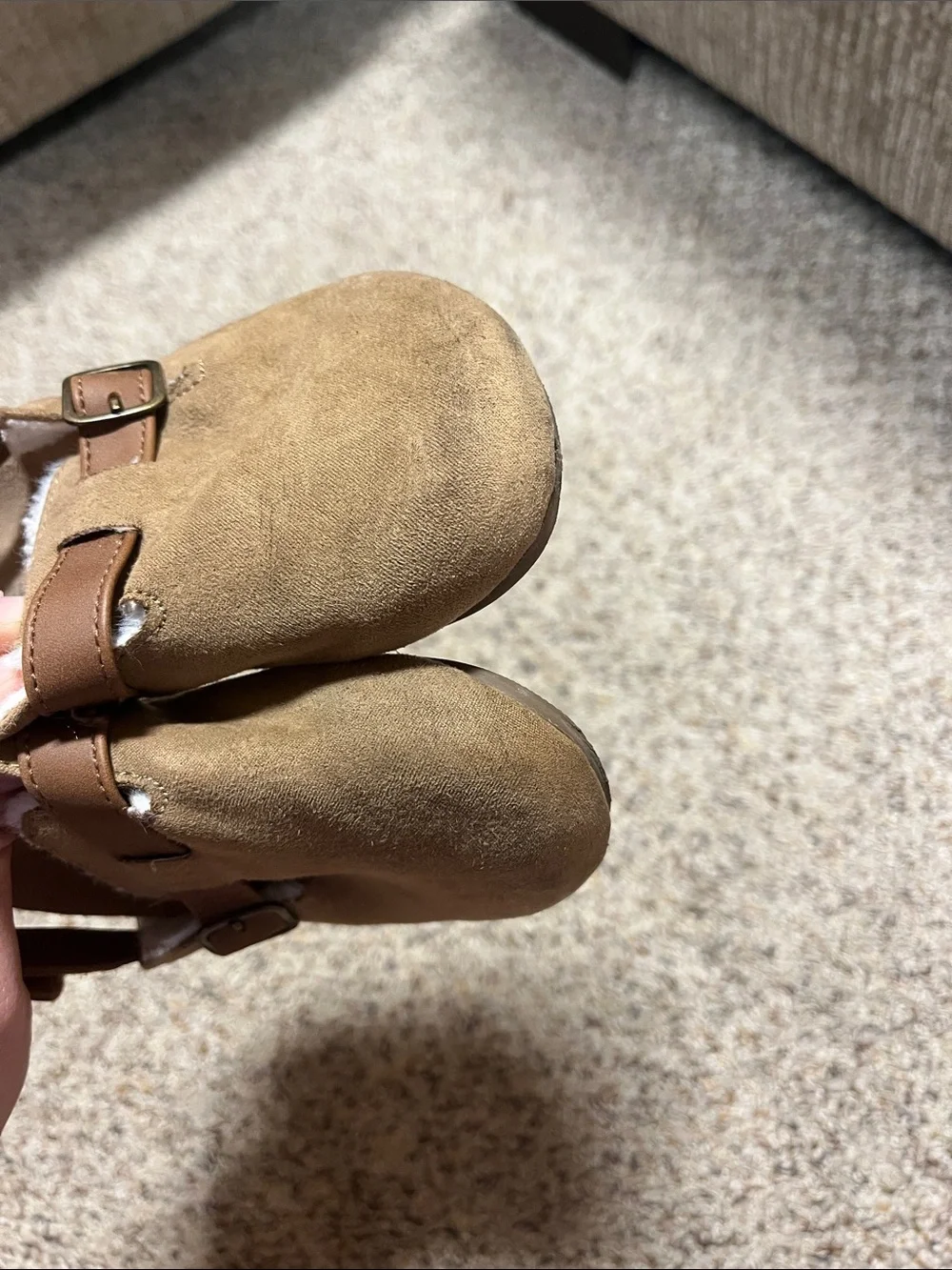 Old Navy Kids Suede Slingback Clog - Brown